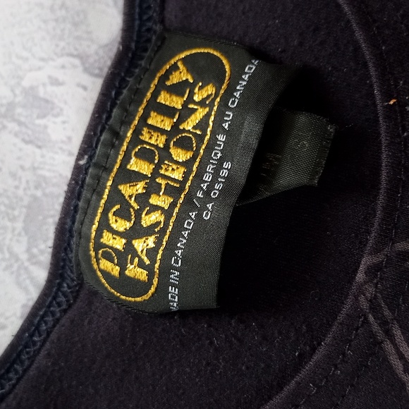 VINTAGE 90s Picadilly Fashions Triangular  Pattern T-Shirt - Picture 5 of 7